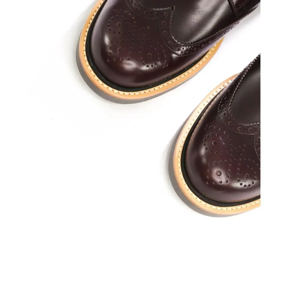 $750 TOD'S - Brown Leather Derby - US 8 (7UK)